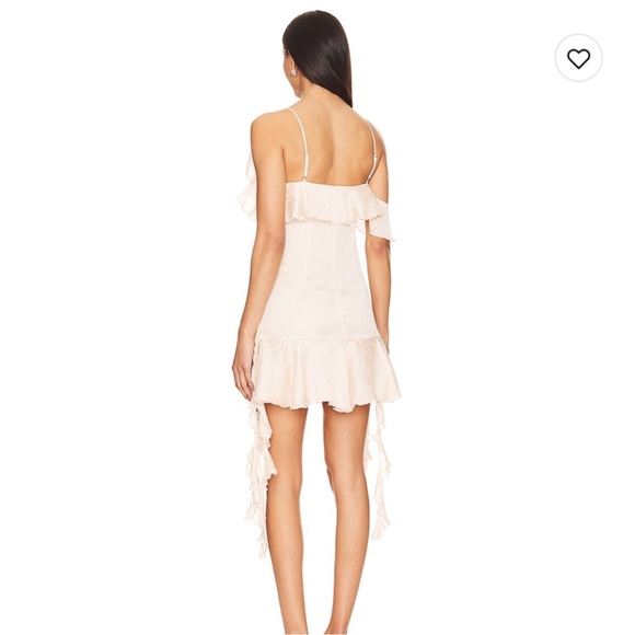 NBD Angus Mini Dress in Champagne Butterfly, Size: S - Picture 3 of 12